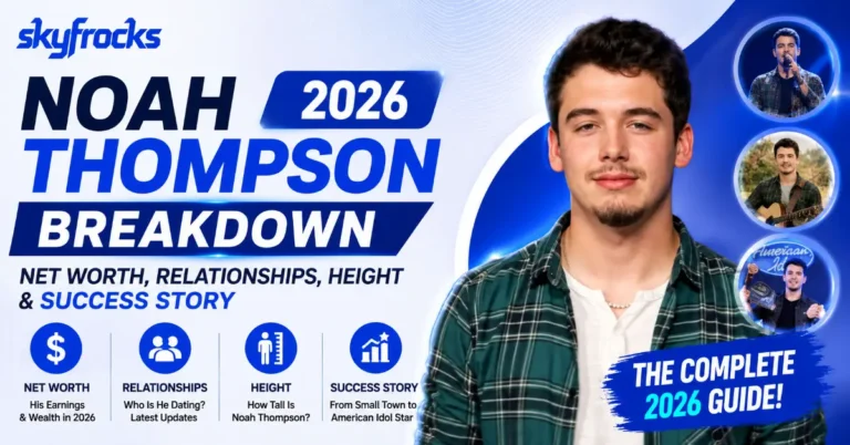 Noah Thompson 2026 Breakdown: Net Worth, Relationships, Height & Success Story