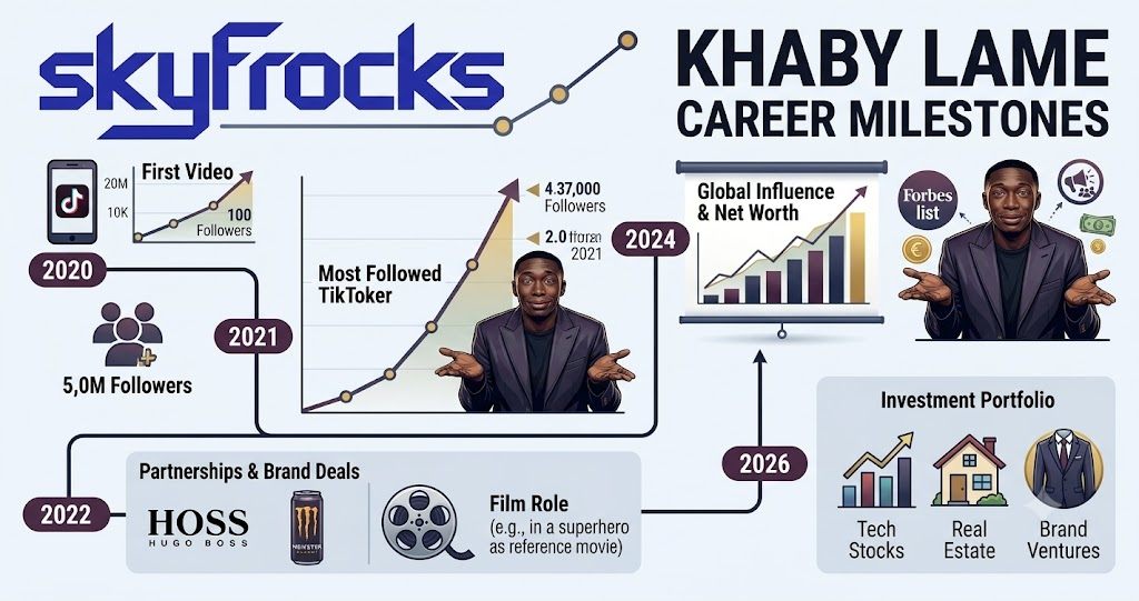 Khaby Lame Career Milestones
