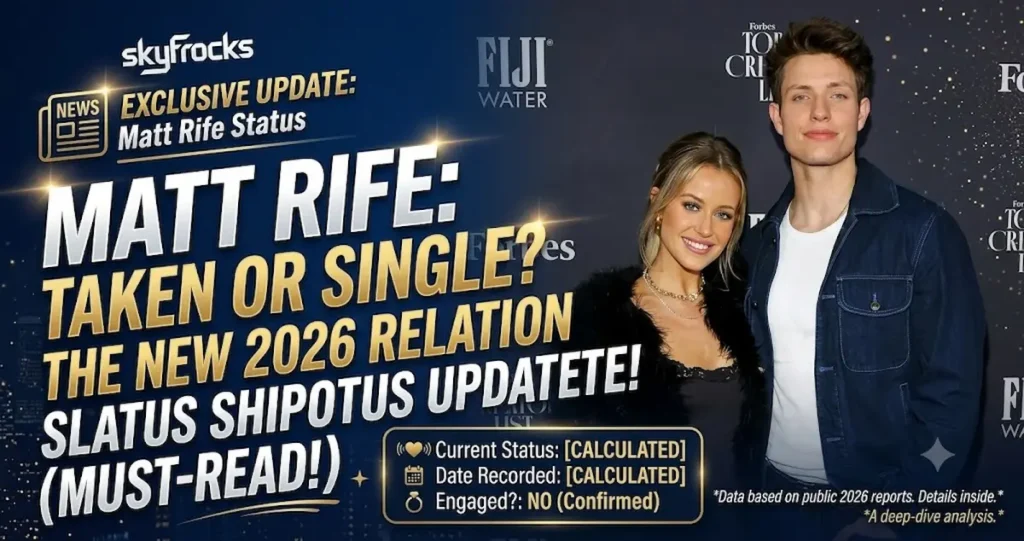 Matt Rife Relationship Status