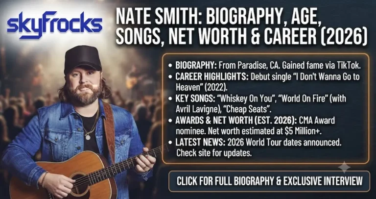 Nate Smith: Biography, Age, Songs, Net Worth and Career (2026)