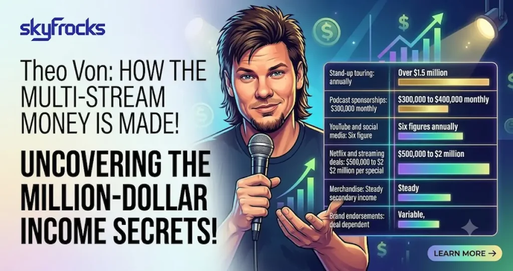 Theo Von Income Sources Summary Table