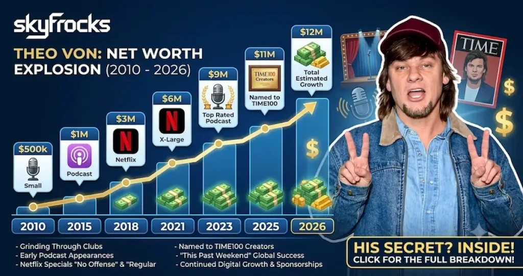 Theo Von Net Worth Growth Over the Years